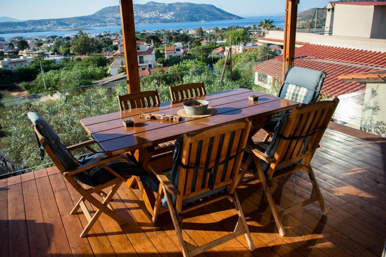 Small House Great View In Porto-Rafti Gulf Porto Rafti Ngoại thất bức ảnh